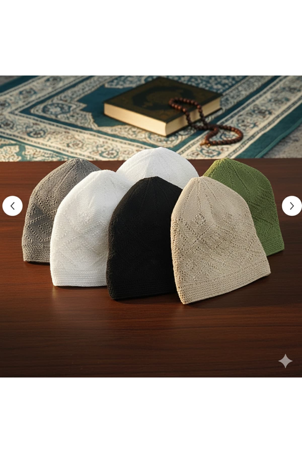 Renkli Namaz Takkesi 10'lu Set — görsel 1