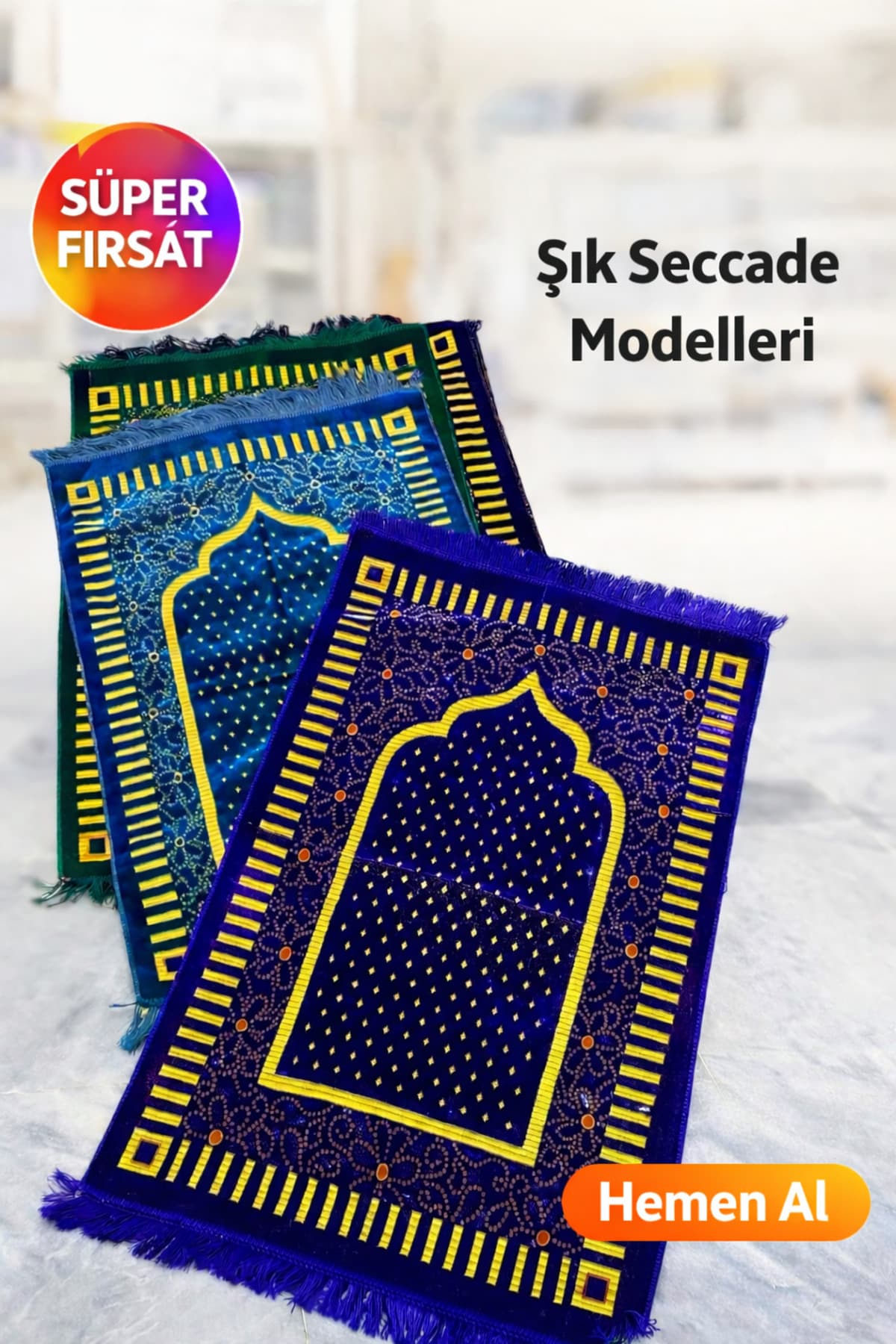 Karışık Kadife Seccade 500 gr — görsel 1