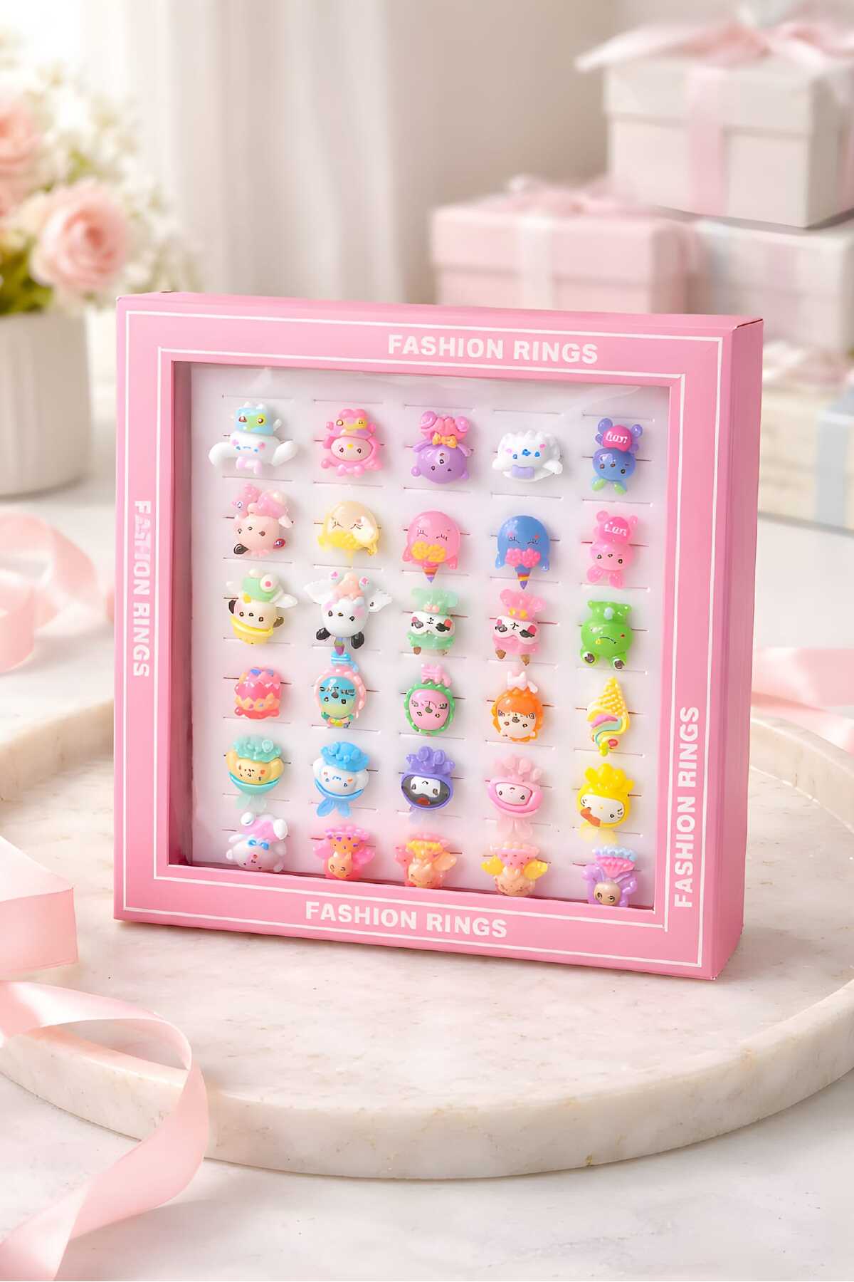 Çocuk Plastik Resimli Yüzük — görsel 1